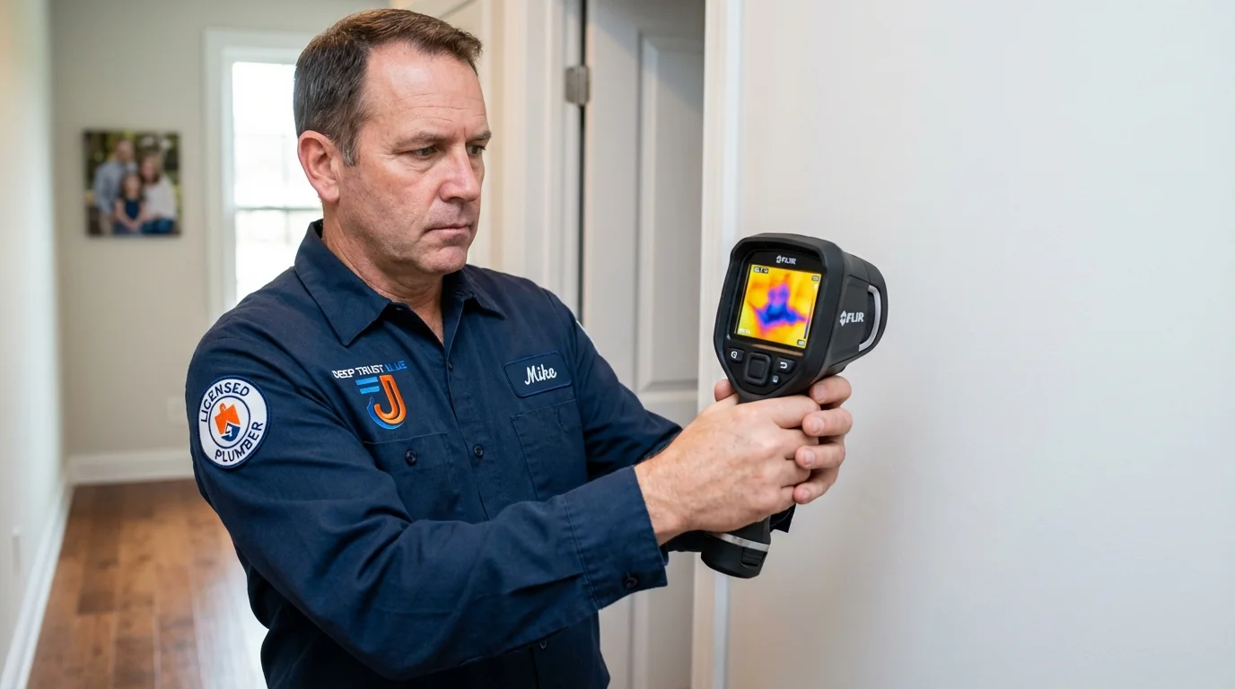 Thermal imaging leak detection by Johns Plumbing LLC in Homer City